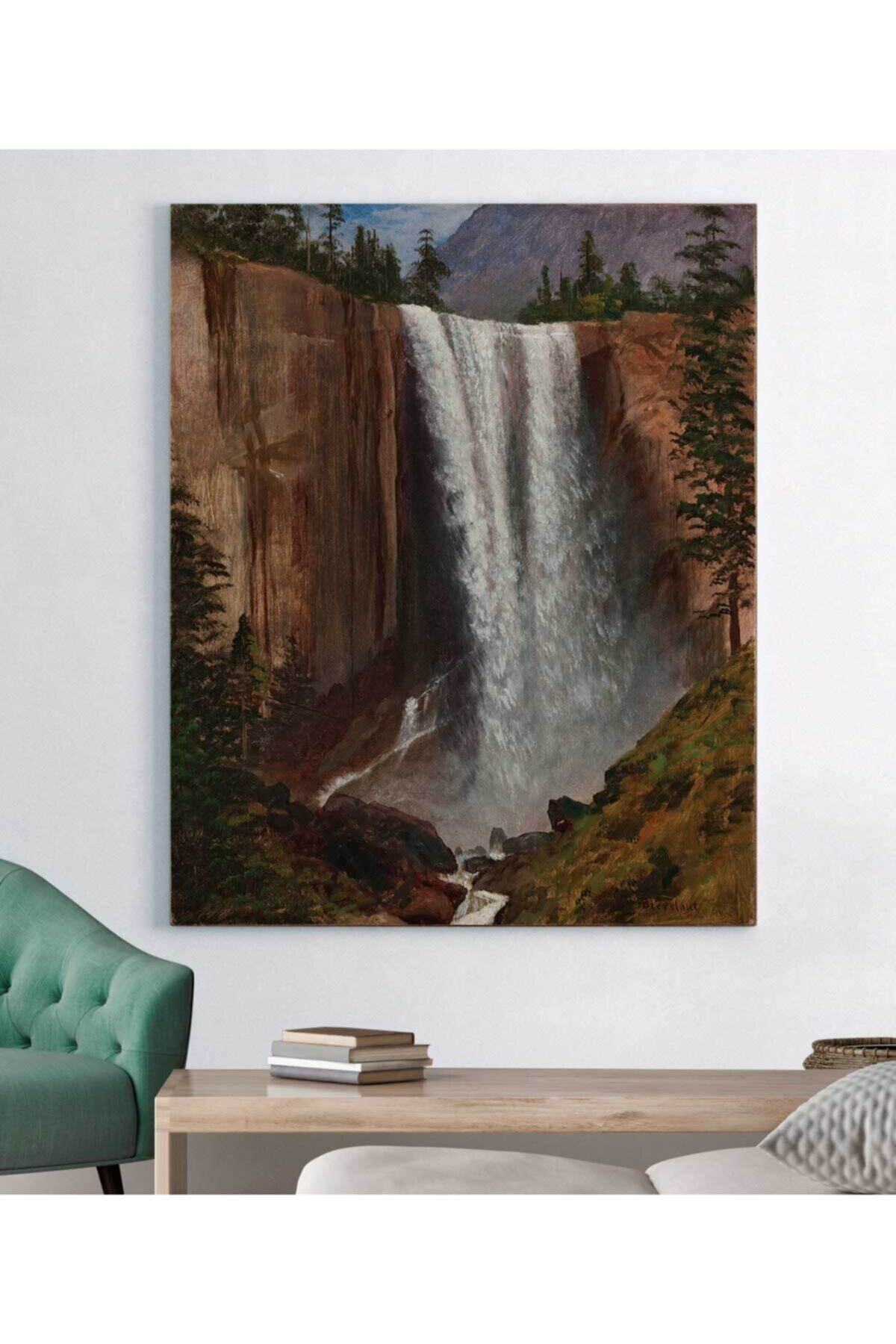 Albert Bierstadt Vernal Fall Kanvas Tablo