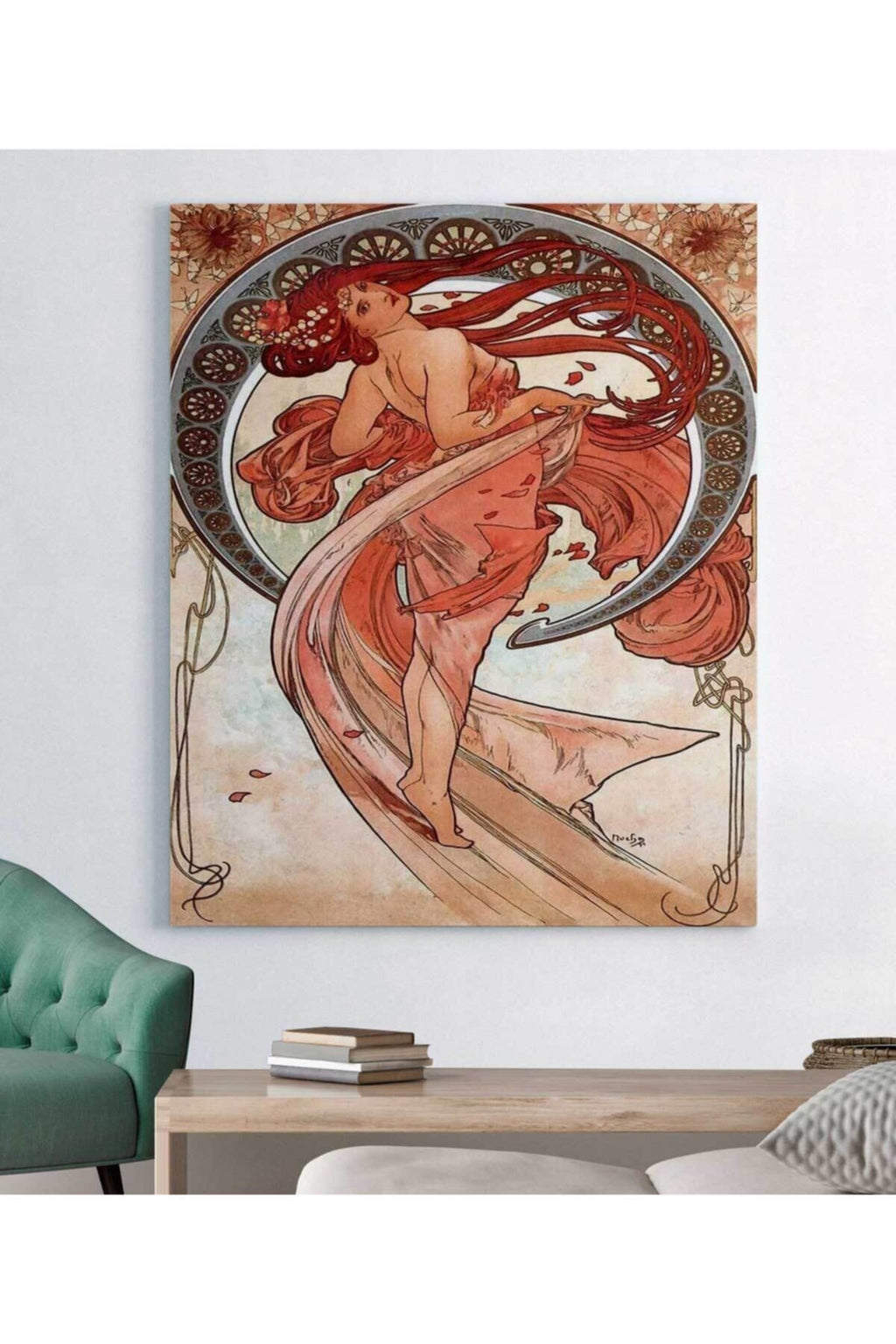 Alphonse Mucha'nın Dansı Kanvas Tablo