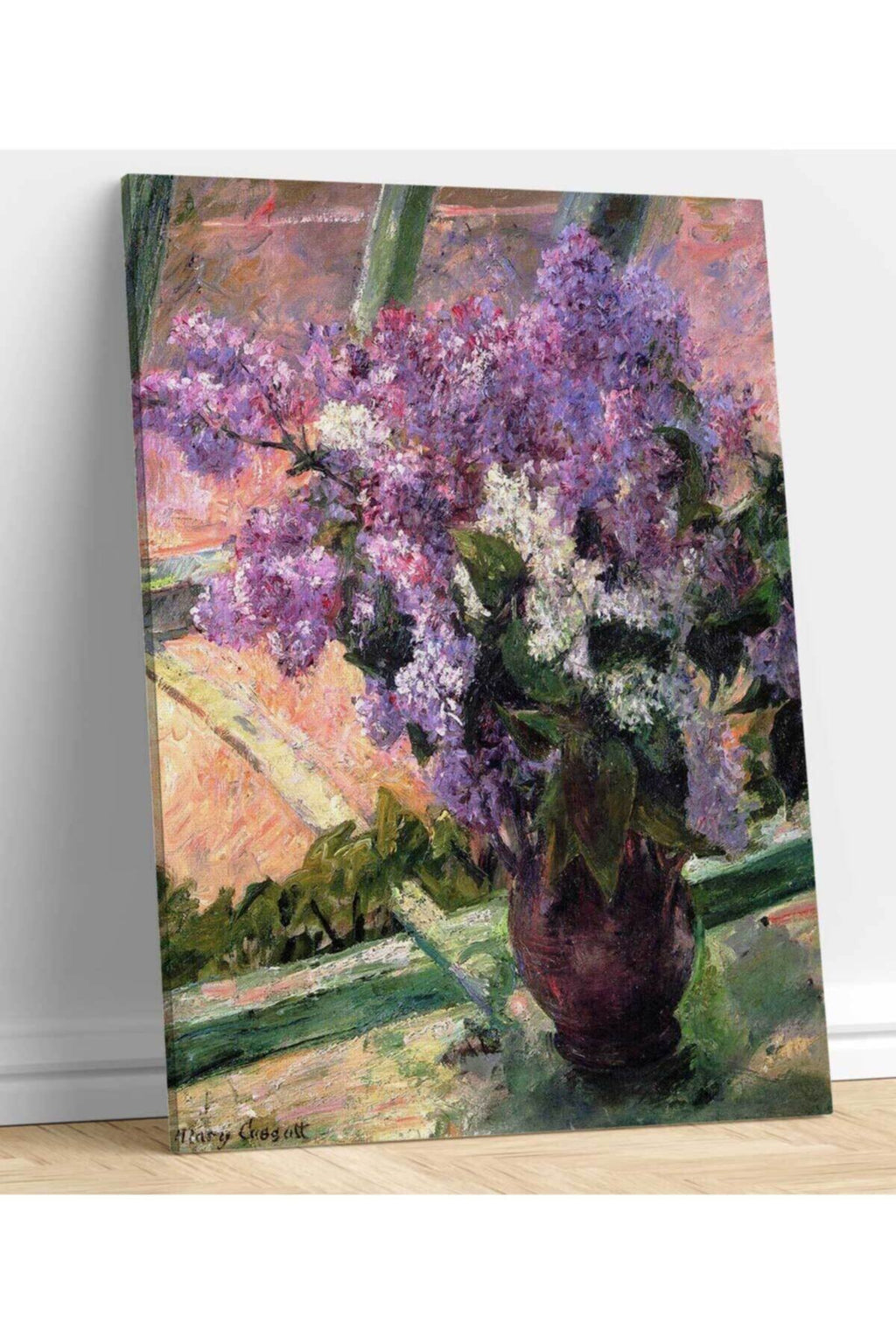 Mary Cassatt Penceredeki Leylaklar Kanvas Tablo