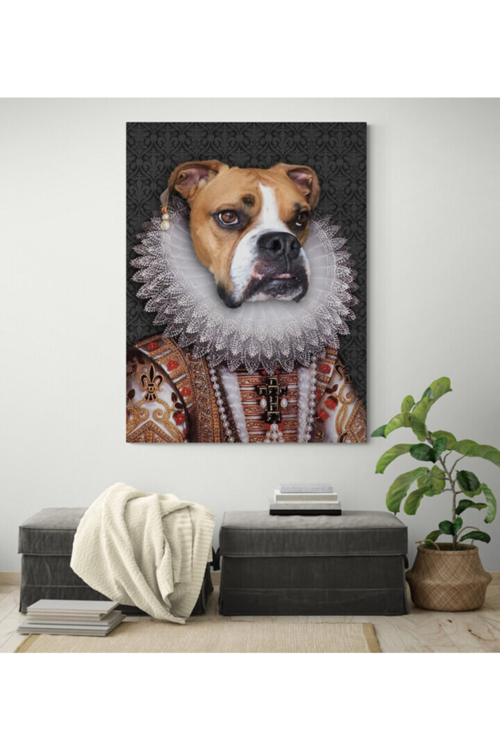 Köpek Resimi- Kanvas Tablo