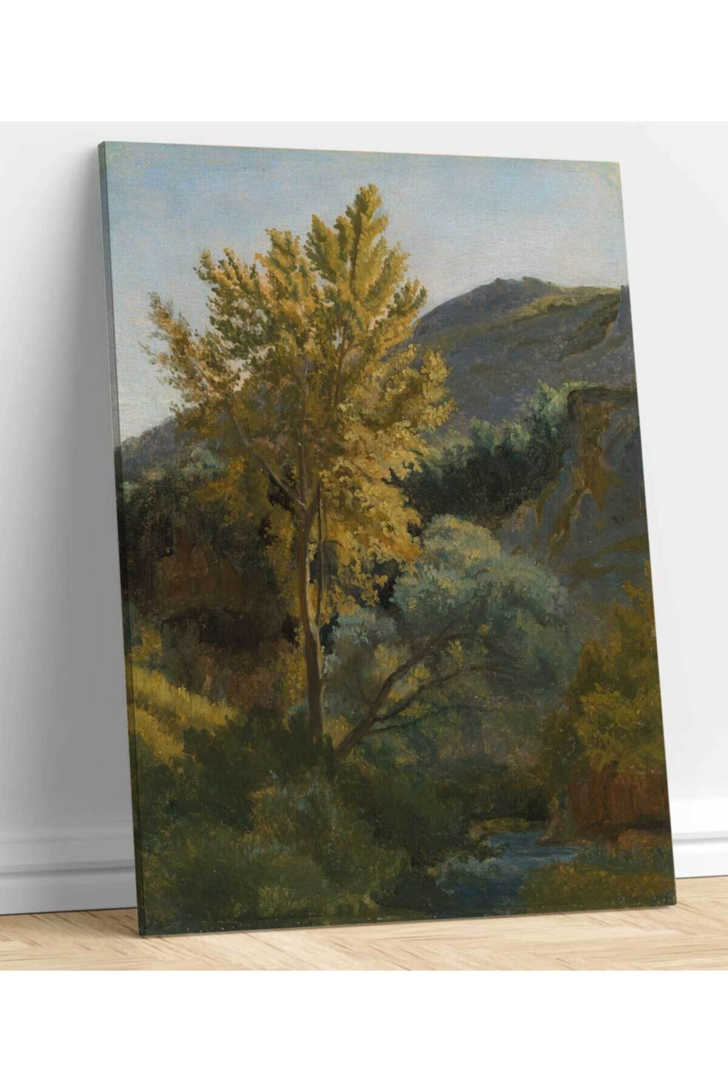 Jean Baptiste Camille Corot Ağaç Etüdü Kanvas Tablo