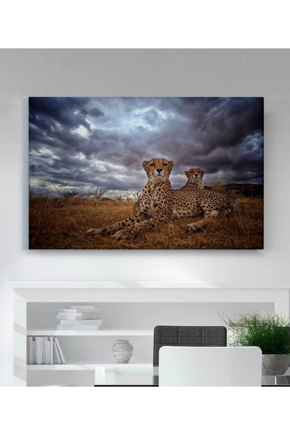 Leopar Kanvas Tablo