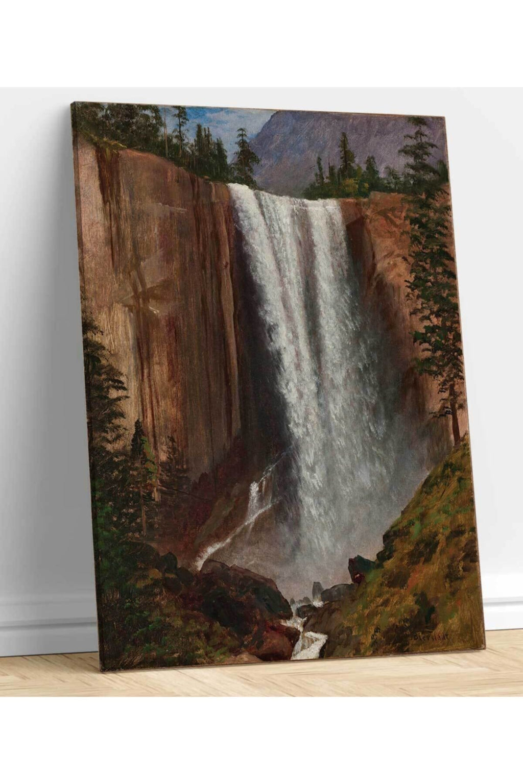 Albert Bierstadt Vernal Fall Kanvas Tablo