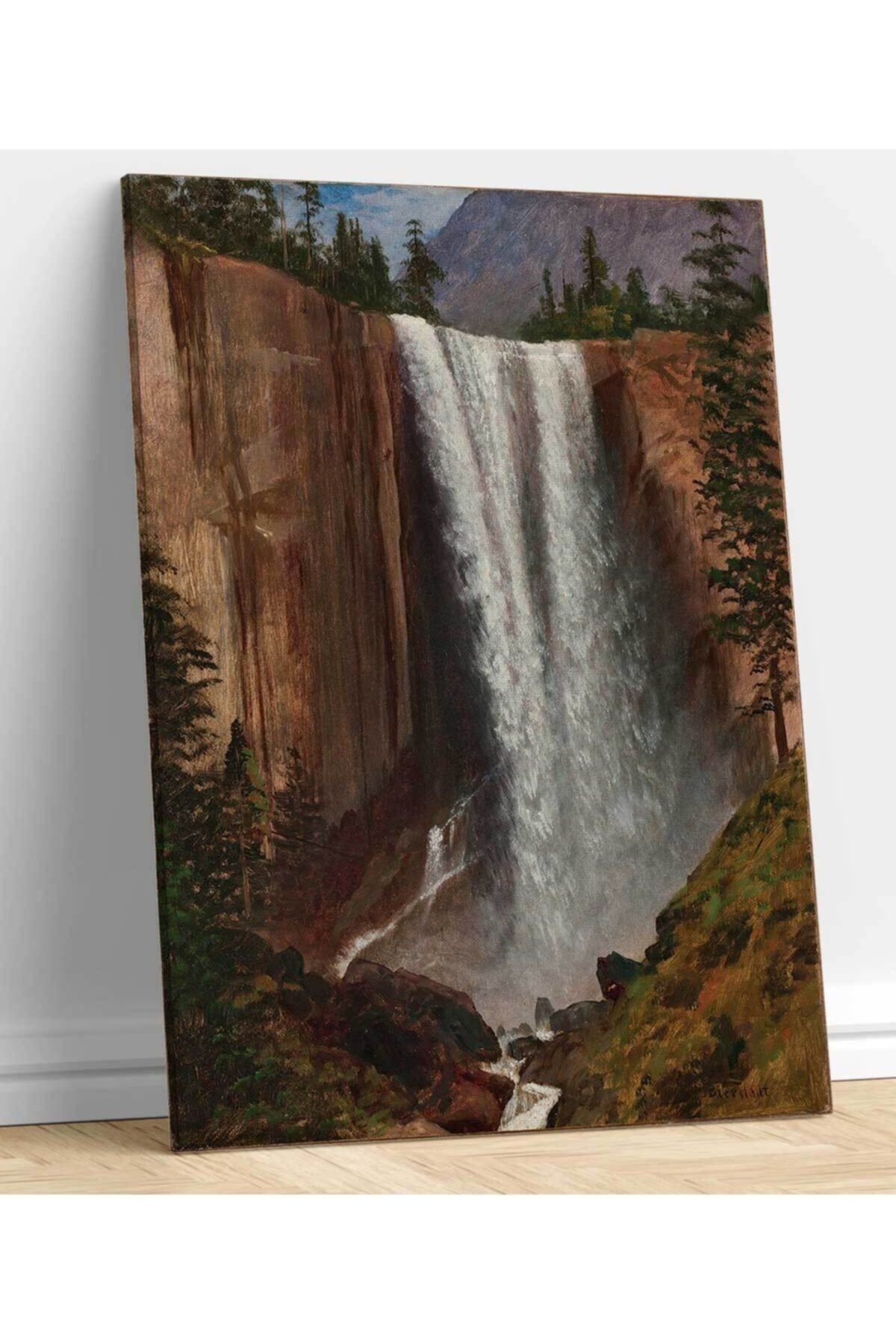 Albert Bierstadt Vernal Fall Kanvas Tablo