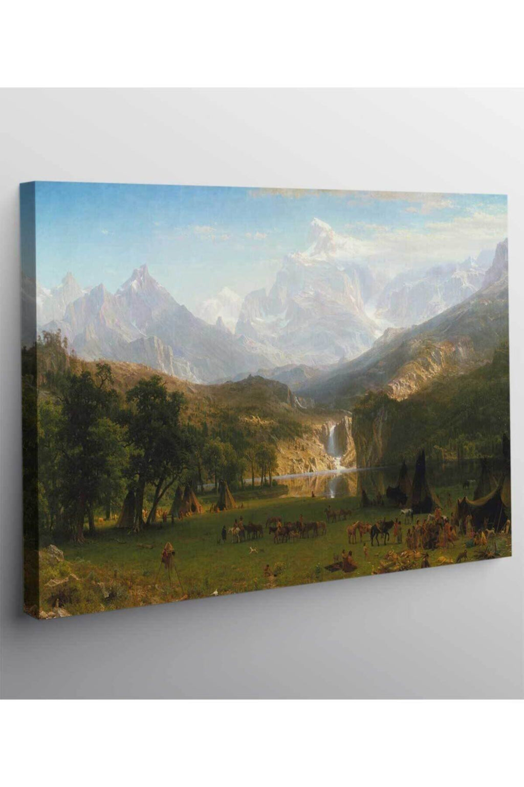 Albert Bierstadt Rocky Dağları Lander Zirvesi Kanvas Tablo