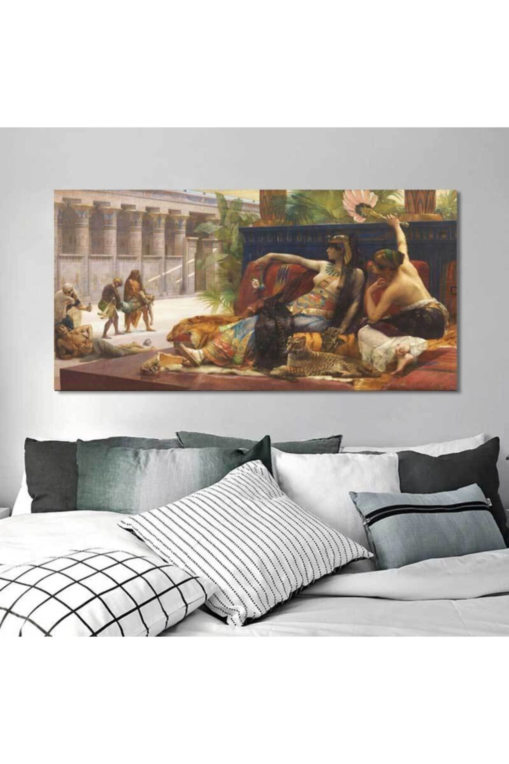 Alexandre Cabanel Kleopatra Kanvas Tablo