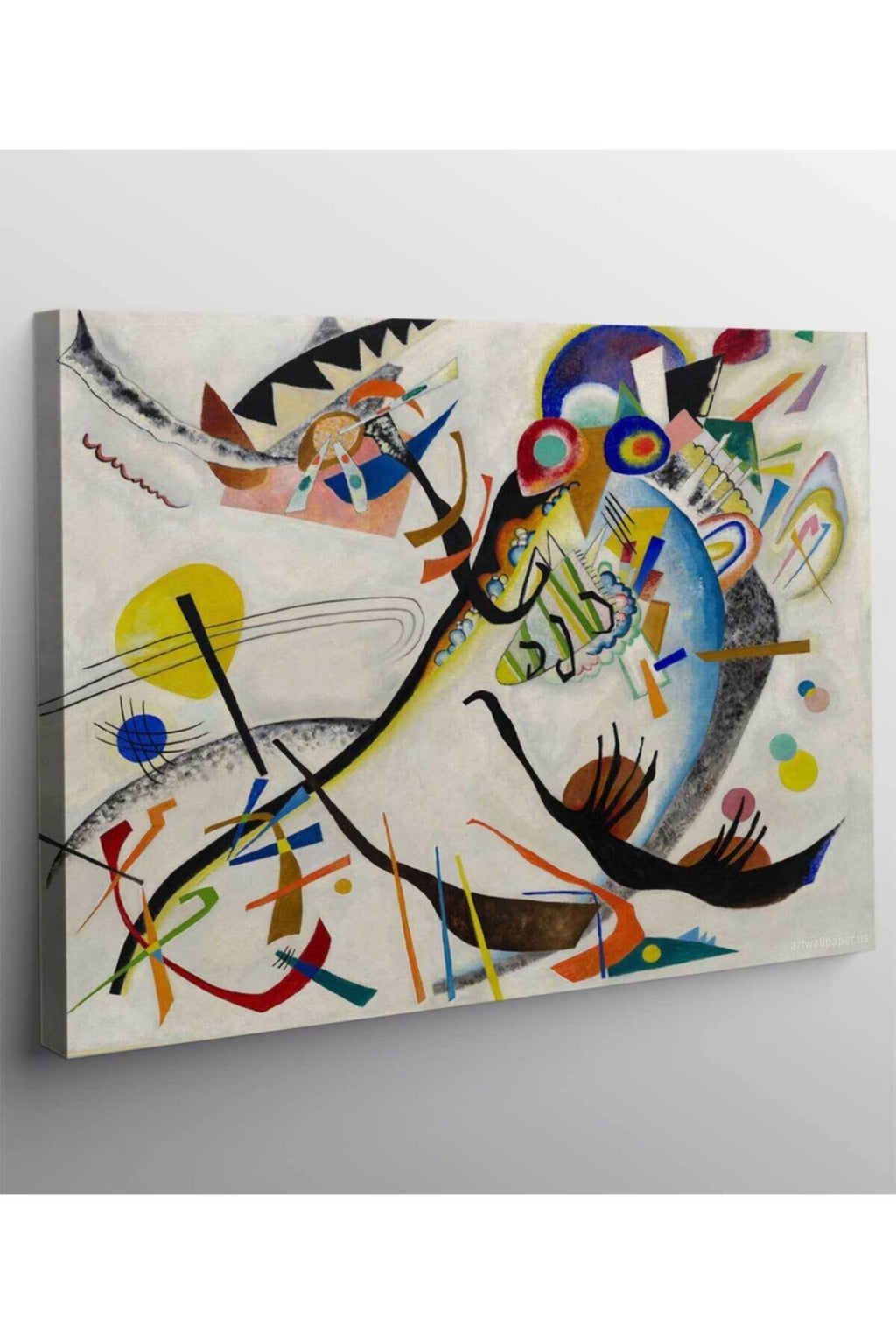 Kandinsky Ve Malevich'in Geometrisi Kanvas Tablo