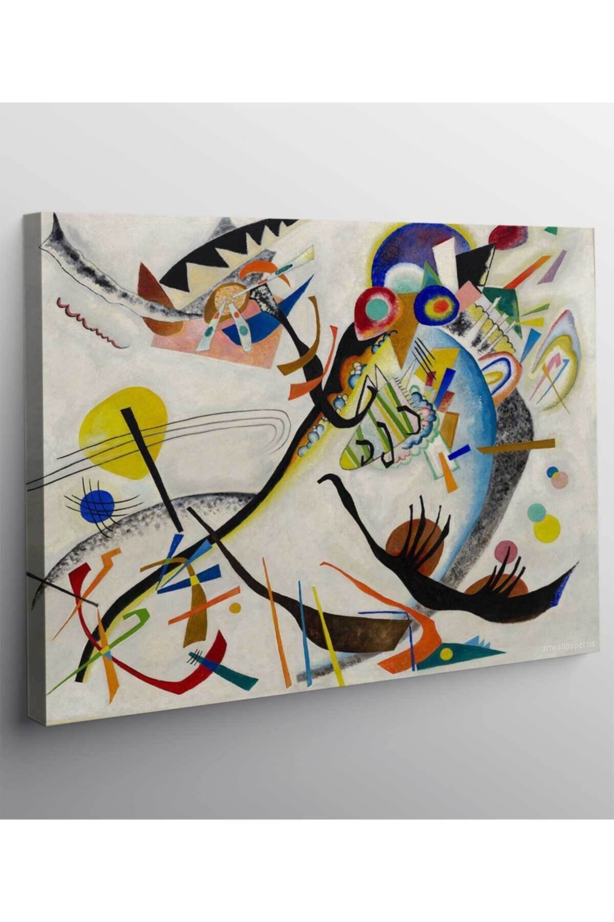 Kandinsky Ve Malevich'in Geometrisi Kanvas Tablo