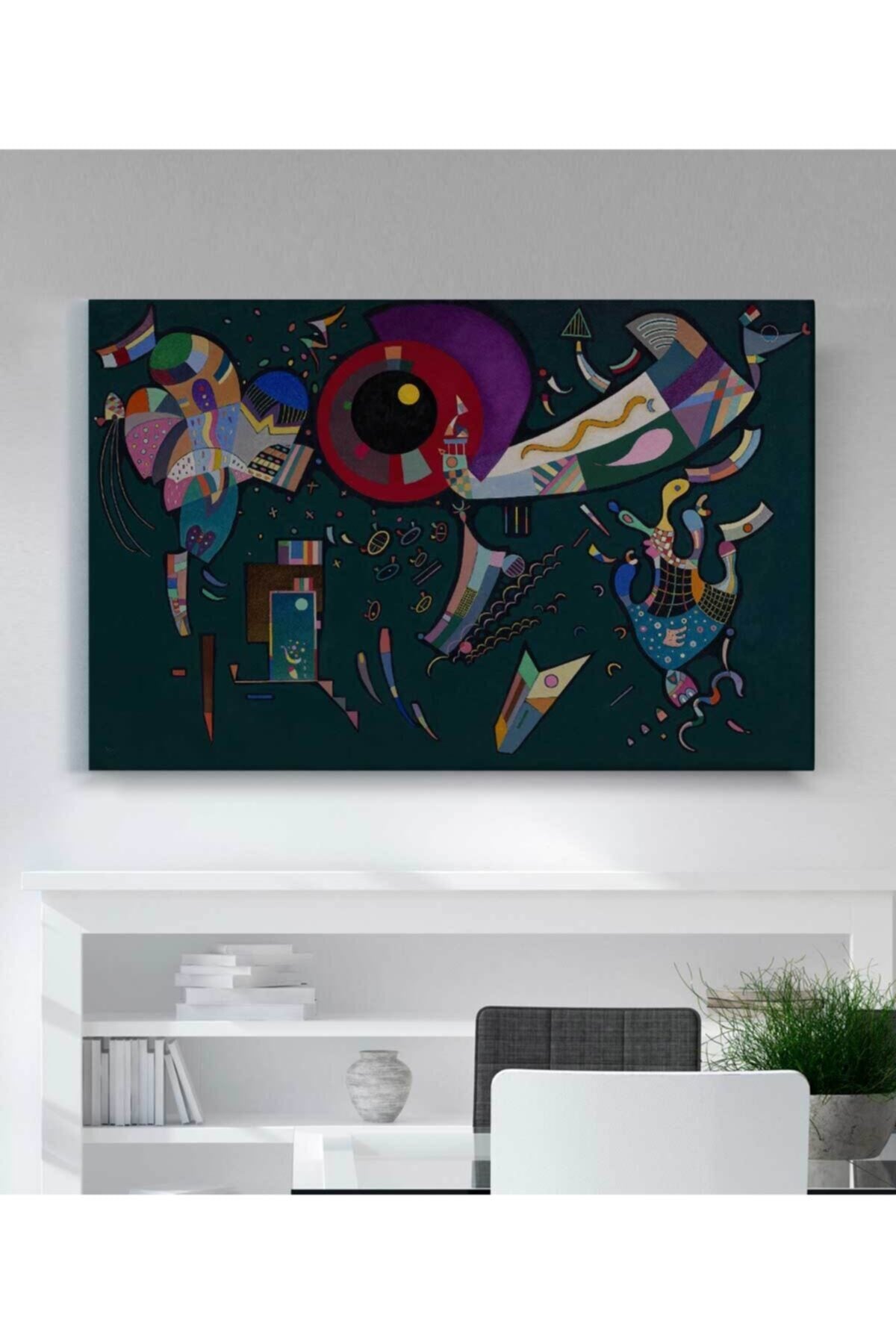 Wassily Kandinsky Çemberin Çevresi Kanvas Tablo