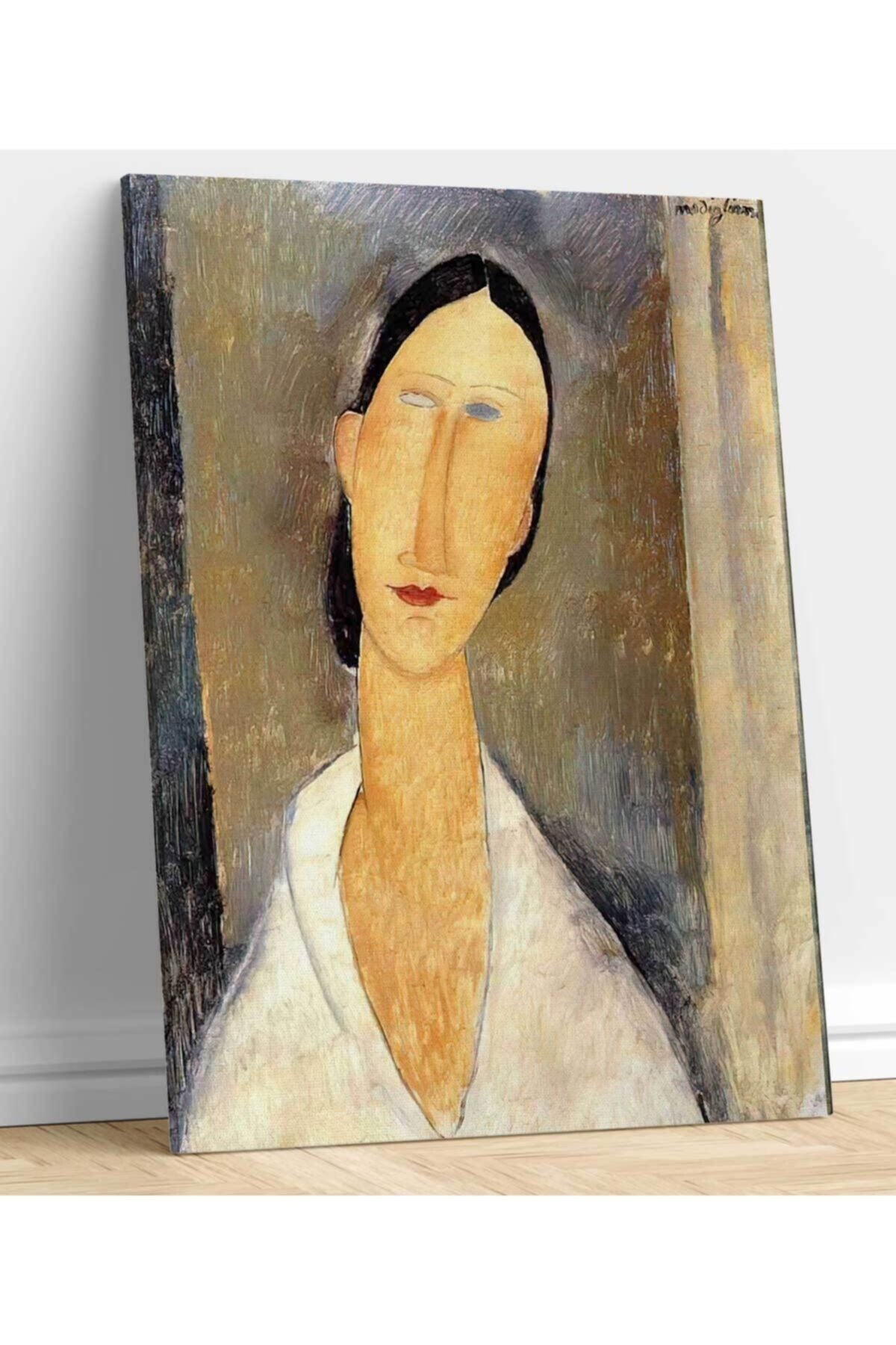 Amedeo Modigliani Hanka Zborowska Kanvas Tablo
