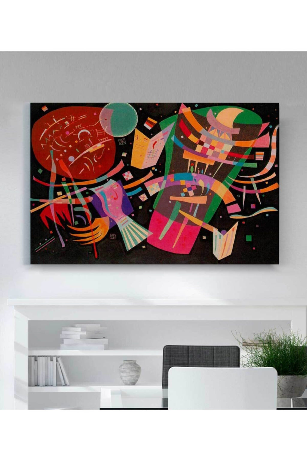 Kandinsky-w.-kanvas Tablo Kompozisyon 10