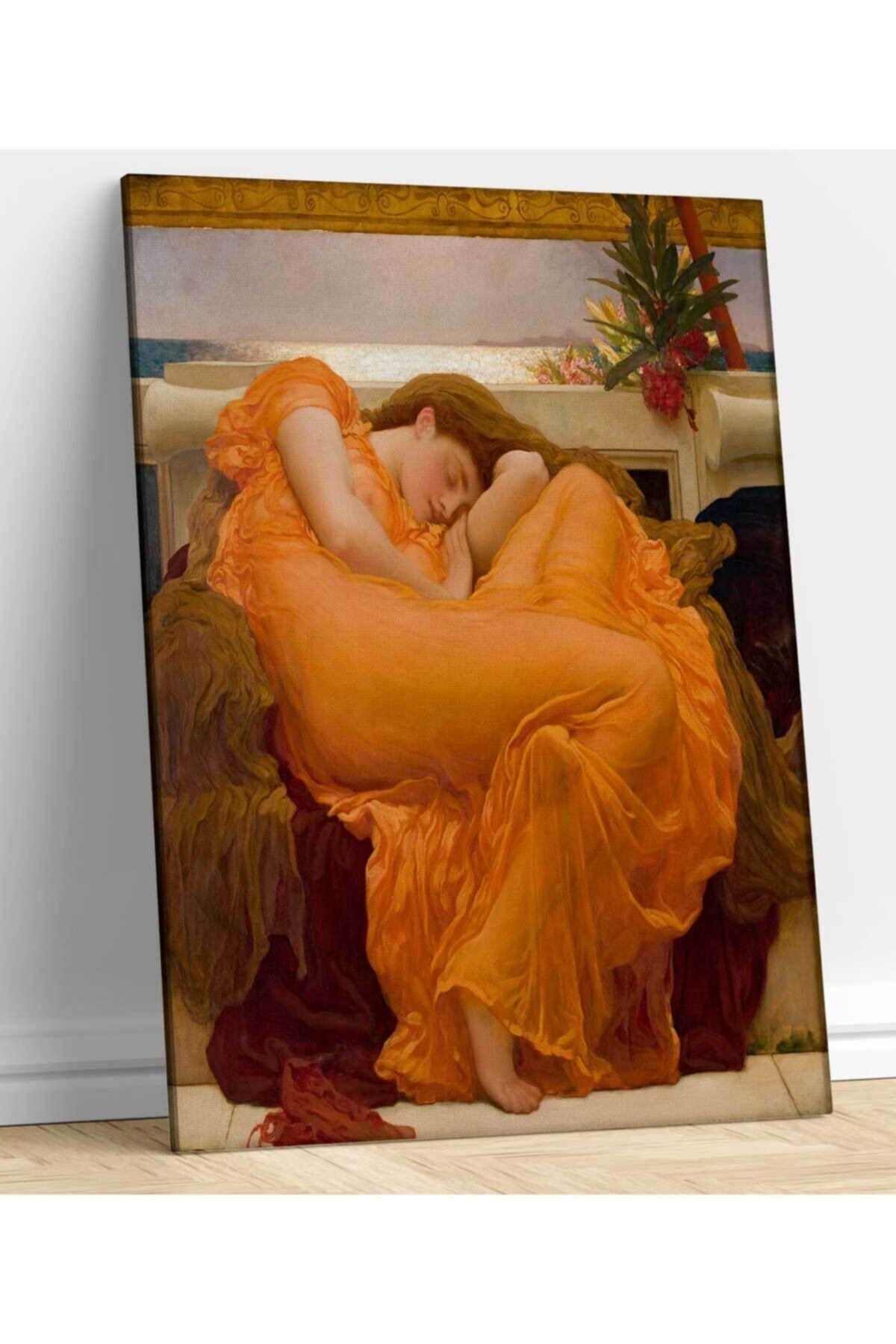 Frederic Leighton - Haziran Alevi Kanvas Tablo