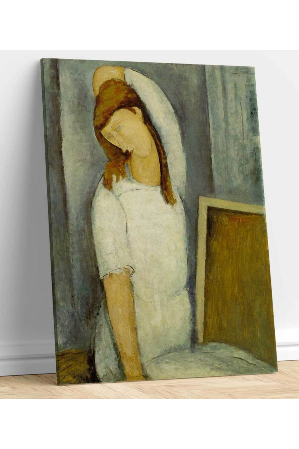Amedeo Modigliani Jeanne Hebuterne Kanvas Tablo