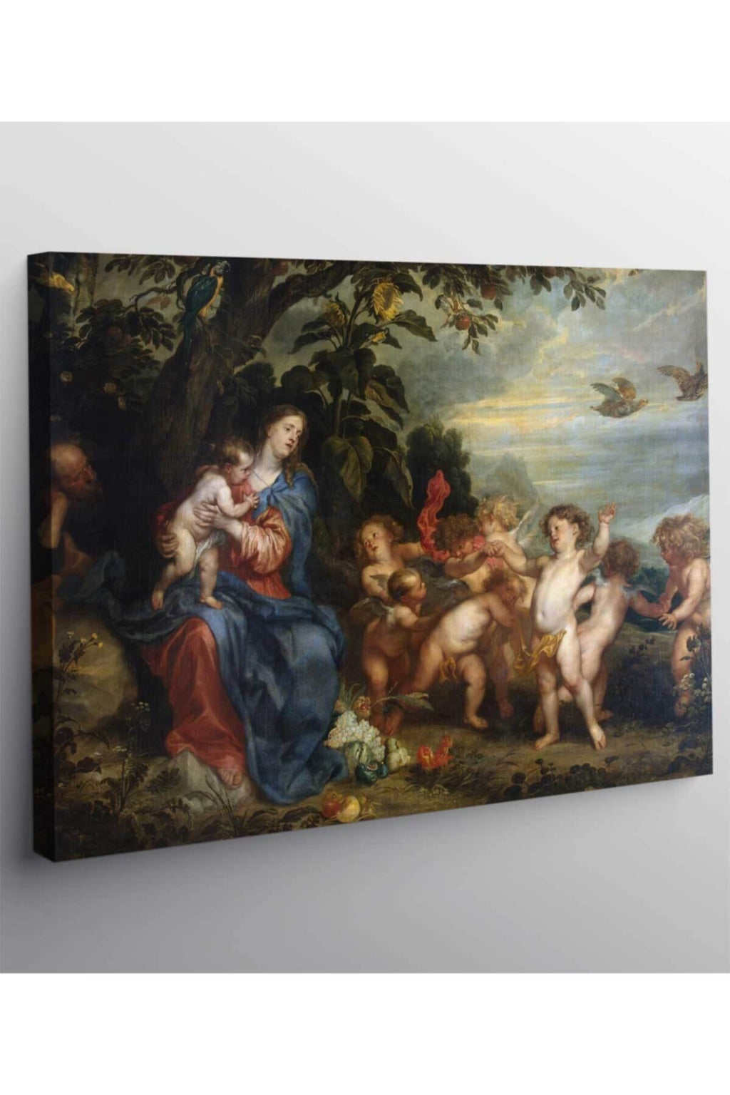 Anthony Van Dyck Mısır'a Kaçışta Mola Kanvas Tablo