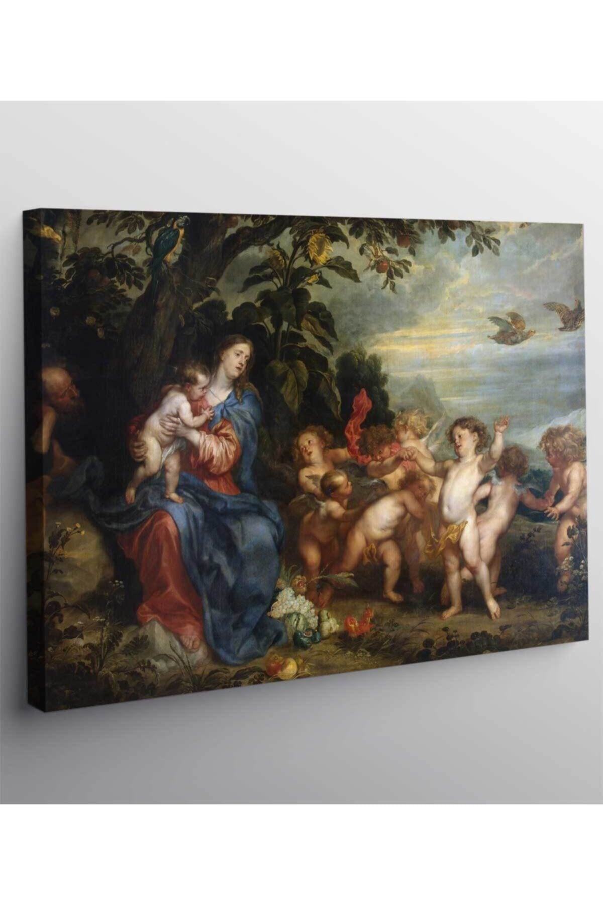 Anthony Van Dyck Mısır'a Kaçışta Mola Kanvas Tablo