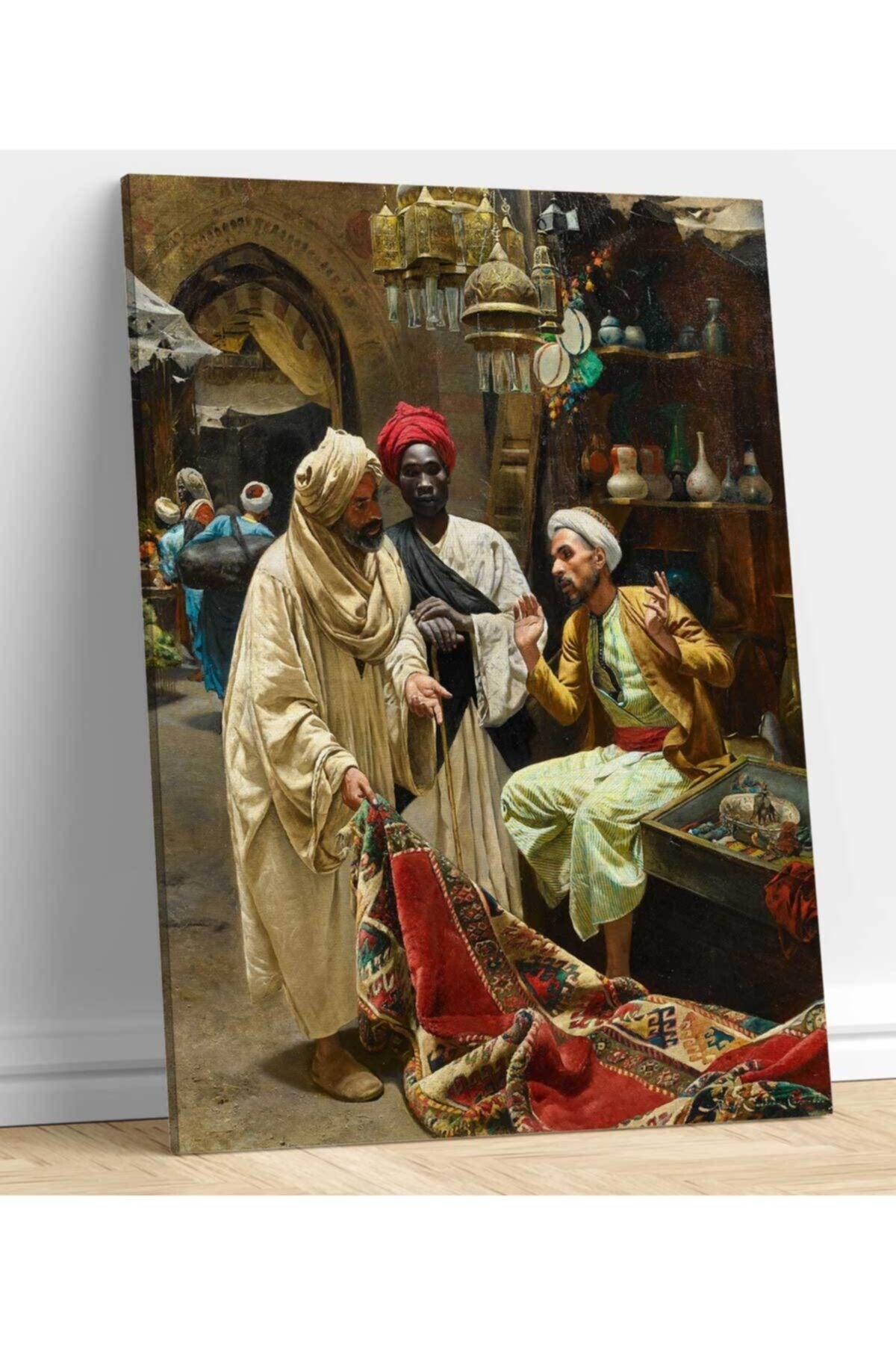 Halı Sanatçı Kanvas Tablo
