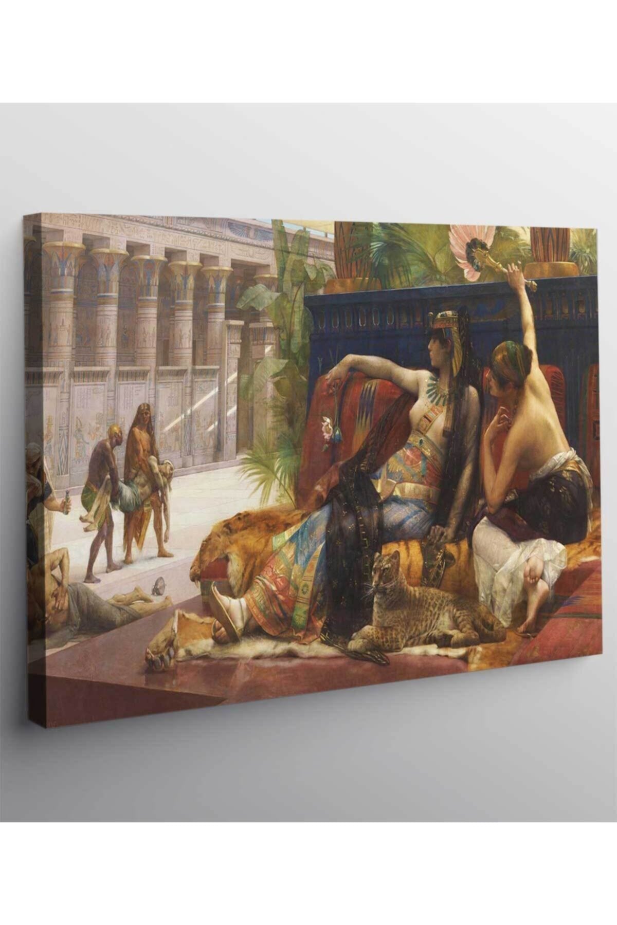 Alexandre Cabanel Kleopatra Kanvas Tablo