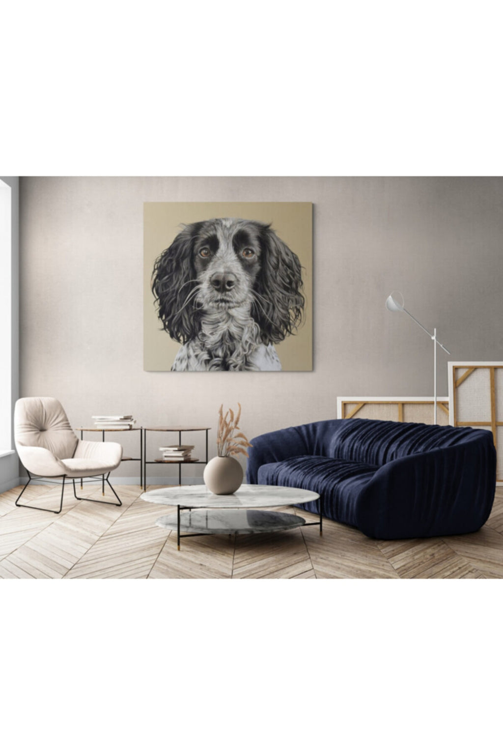 Köpek Resimi- Kanvas Tablo