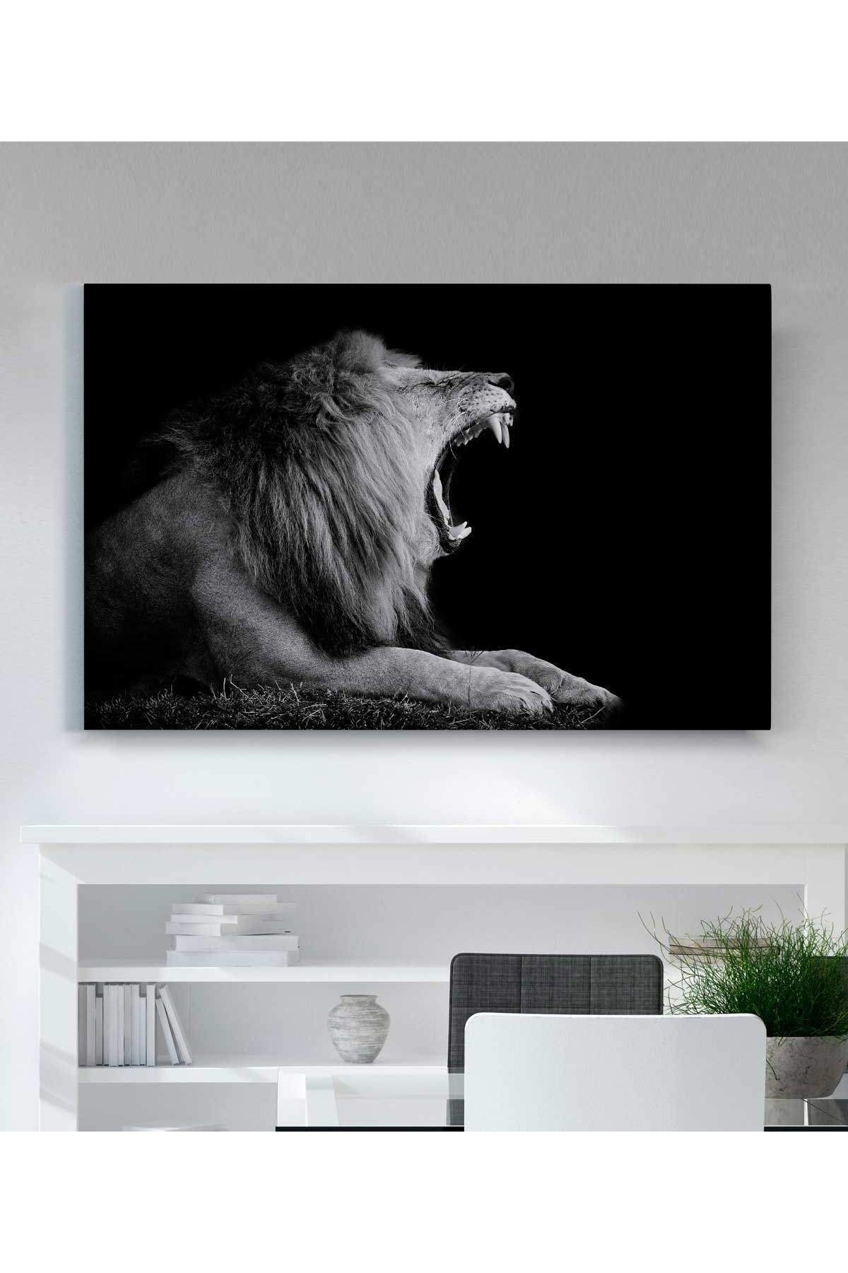 Aslan Kanvas Tablo